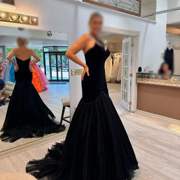 Haute Couture Custom Jovani Evening Gown - Picture 2 of 6